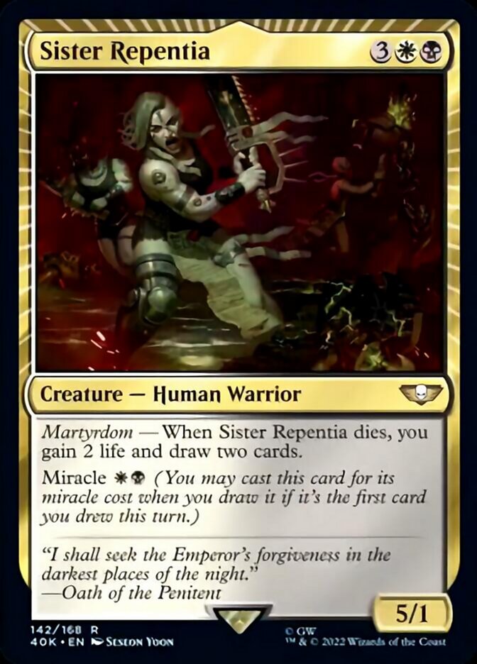 Sister Repentia [Warhammer 40,000] Magic: The Gathering