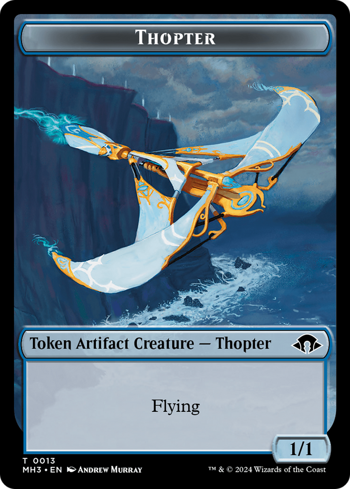 Thopter Token [Modern Horizons 3 Tokens] Magic: The Gathering