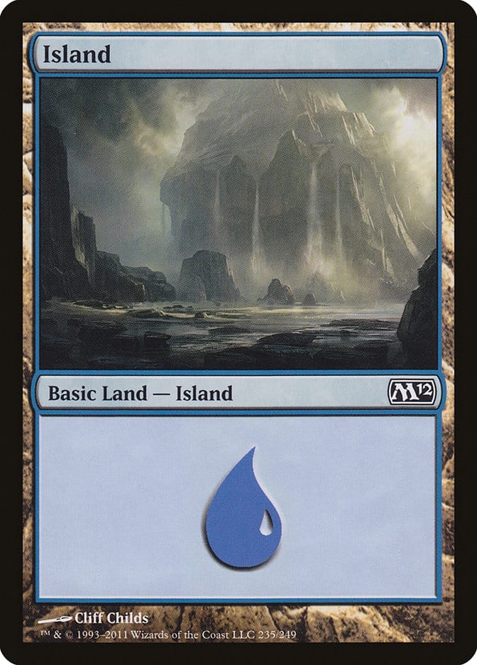 Island (235) [Magic 2012] Magic: The Gathering