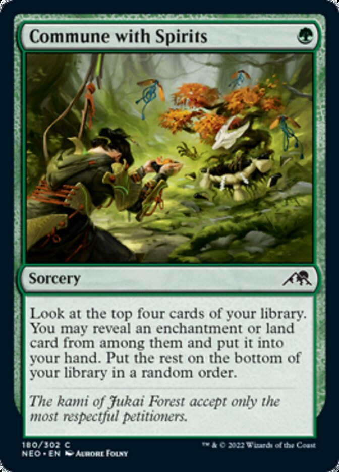 Commune with Spirits [Kamigawa: Neon Dynasty] Magic: The Gathering