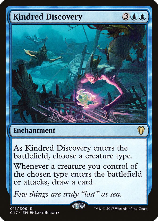 Kindred Discovery [Commander 2017] Magic: The Gathering