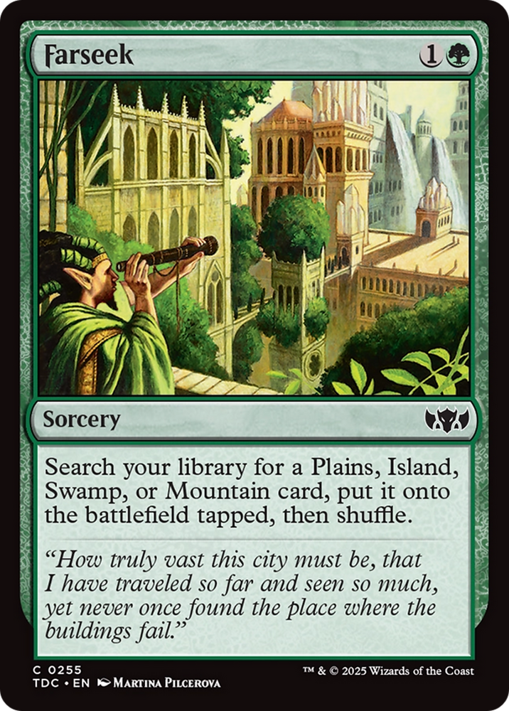 Farseek [Tarkir: Dragonstorm Commander] Magic: The Gathering