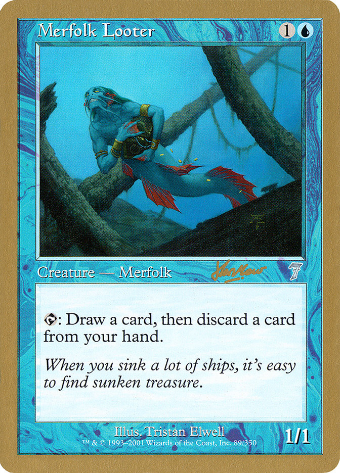 Merfolk Looter (Sim Han How) [World Championship Decks 2002] Magic: The Gathering
