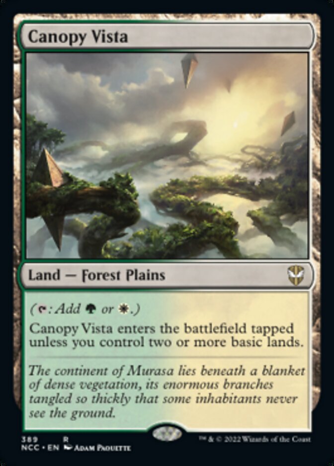 Canopy Vista [Streets of New Capenna Commander] Magic: The Gathering