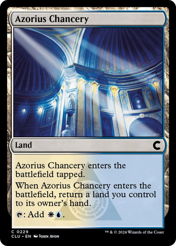 Azorius Chancery [Ravnica: Clue Edition] Magic: The Gathering