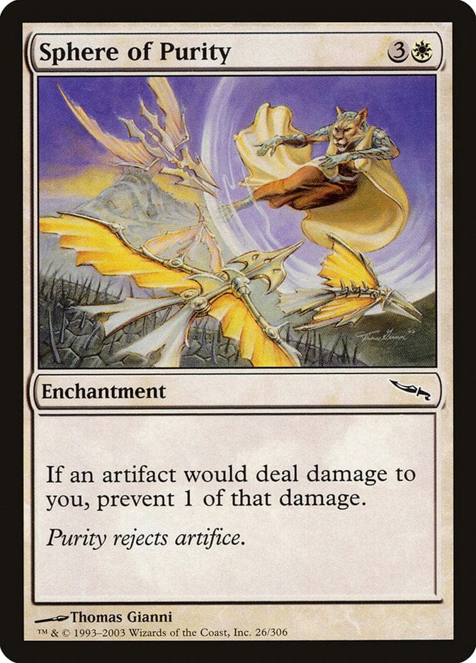Sphere of Purity [Mirrodin] Magic: The Gathering