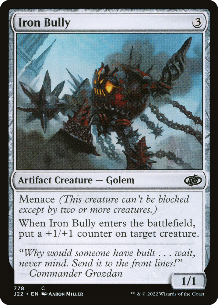 Iron Bully [Jumpstart 2022] Magic: The Gathering