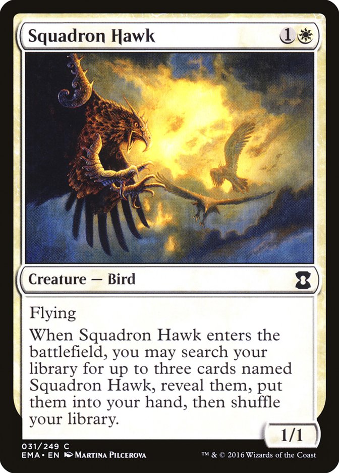 Squadron Hawk [Eternal Masters] Magic: The Gathering