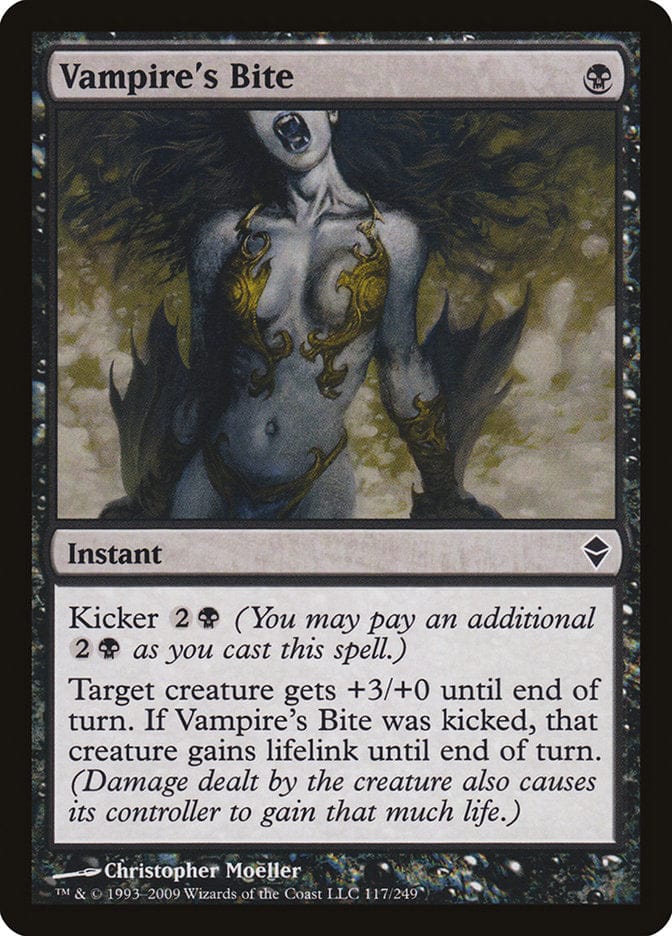 Vampire's Bite [Zendikar] Magic: The Gathering