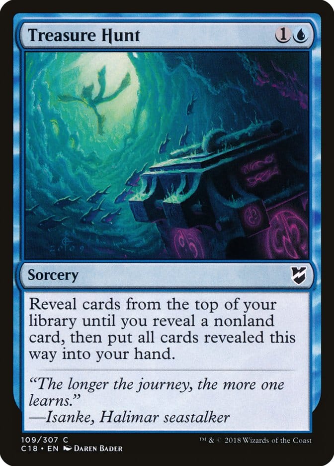 Treasure Hunt [Commander 2018] Magic: The Gathering