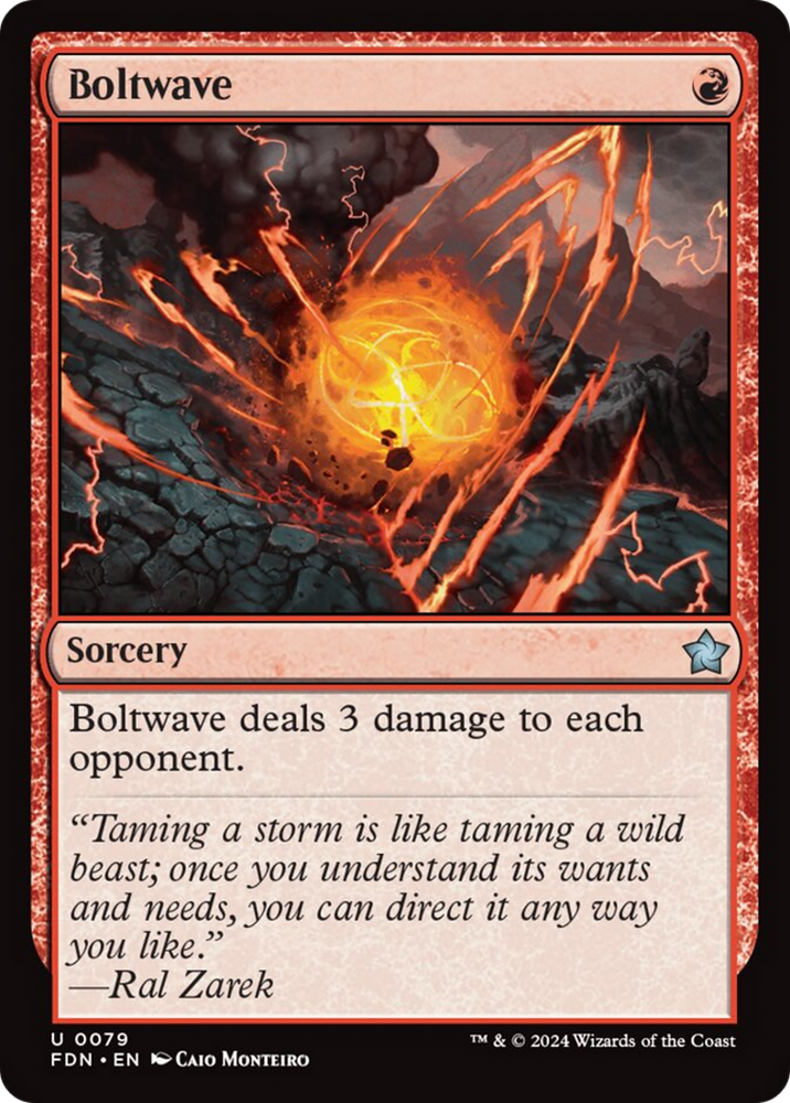 Boltwave [Foundations] Magic: The Gathering