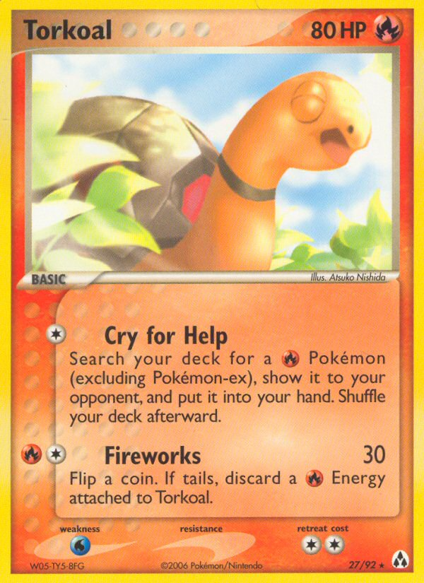 Torkoal (27/92) [EX: Legend Maker] Pokémon