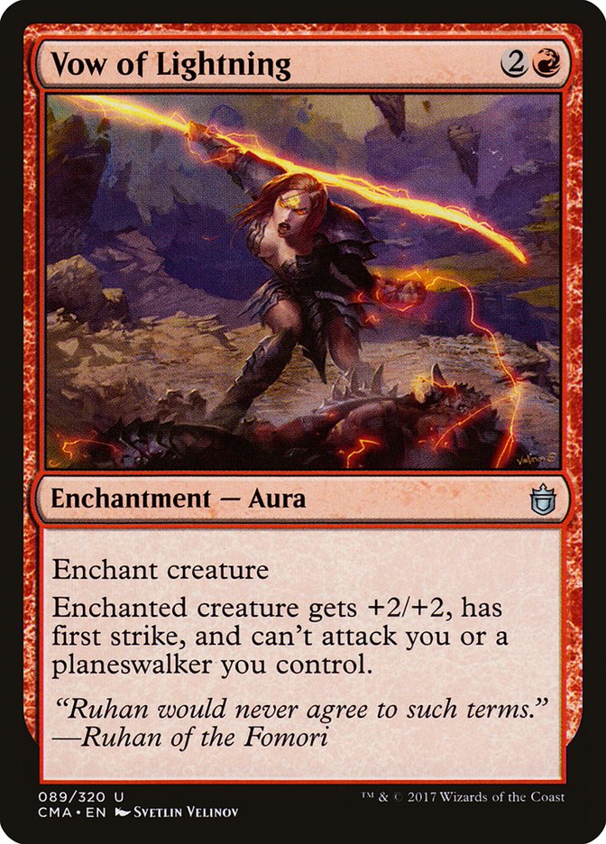 Vow of Lightning [Commander Anthology] Magic: The Gathering