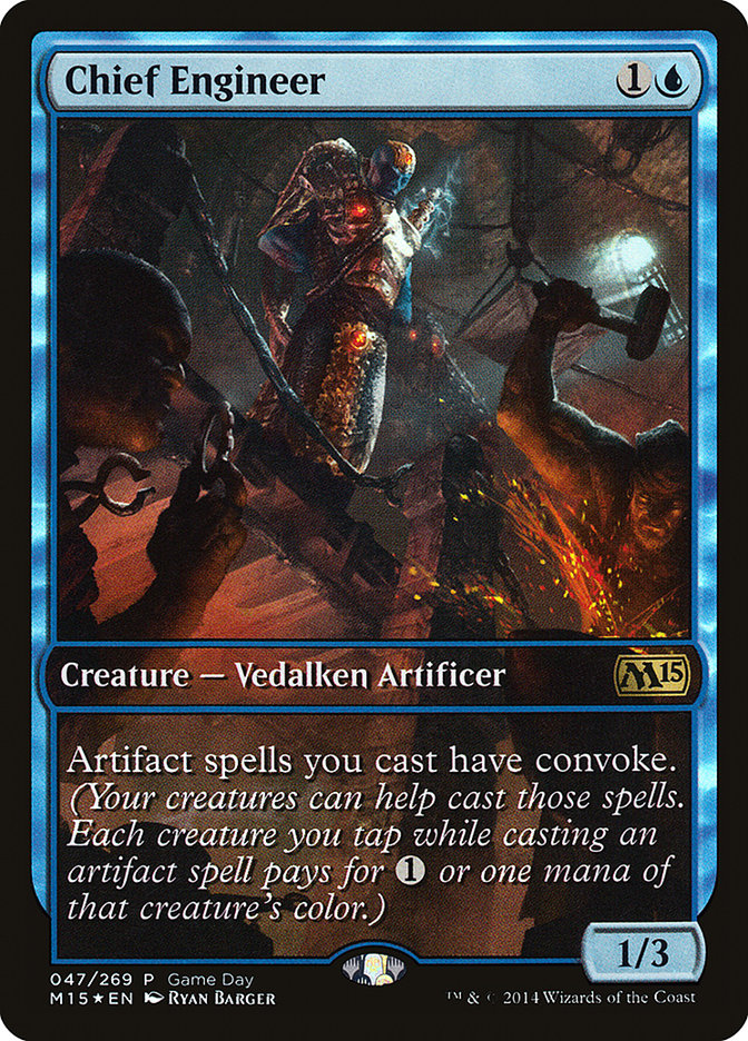 Chief Engineer (Game Day) [Magic 2015 Promos] Magic: The Gathering