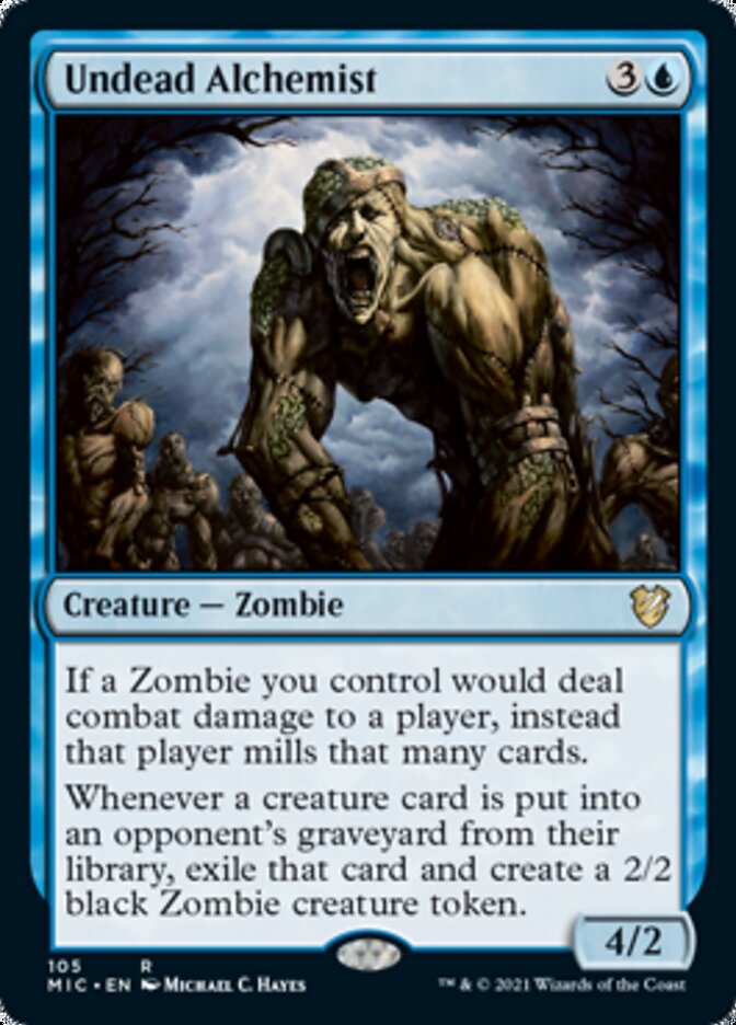 Undead Alchemist [Innistrad: Midnight Hunt Commander] Magic: The Gathering