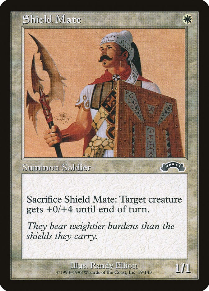 Shield Mate [Exodus] Magic: The Gathering