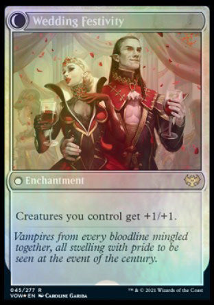 Wedding Announcement // Wedding Festivity [Innistrad: Crimson Vow Prerelease Promos] Magic: The Gathering