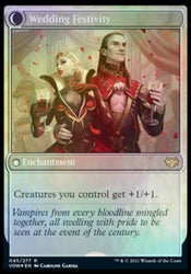 Wedding Announcement // Wedding Festivity [Innistrad: Crimson Vow Prerelease Promos] Magic: The Gathering