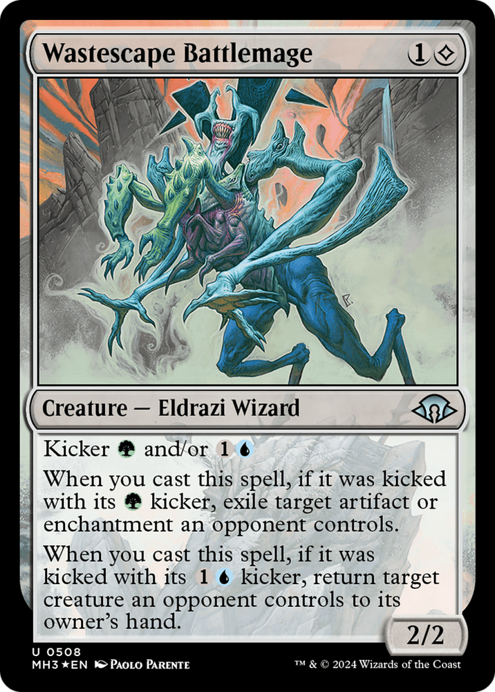 Wastescape Battlemage (Ripple Foil) [Modern Horizons 3] Magic: The Gathering