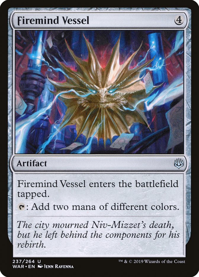 Firemind Vessel [War of the Spark] Magic: The Gathering