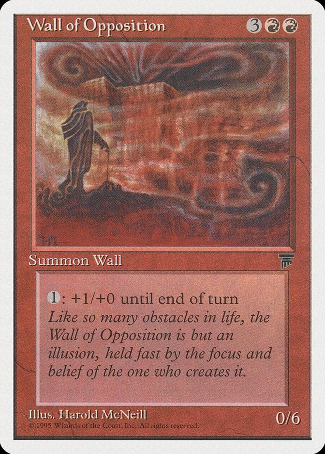 Wall of Opposition [Chronicles] Magic: The Gathering