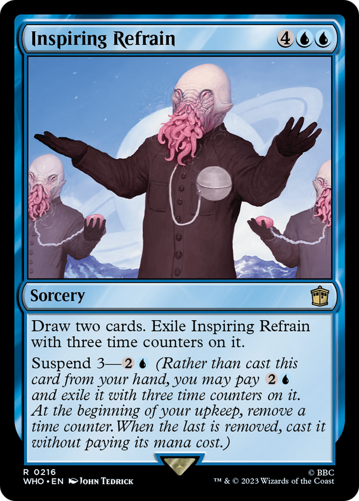 Inspiring Refrain [Doctor Who] Magic: The Gathering