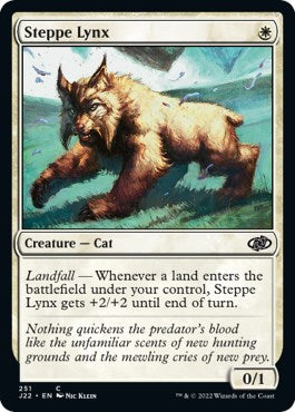 Steppe Lynx [Jumpstart 2022] Magic: The Gathering