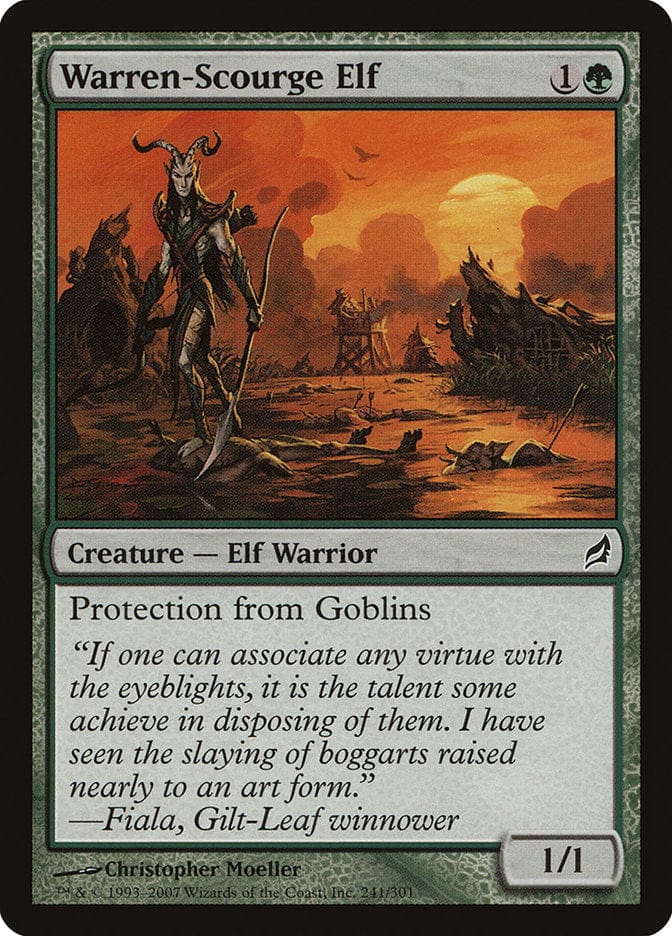 Warren-Scourge Elf [Lorwyn] Magic: The Gathering
