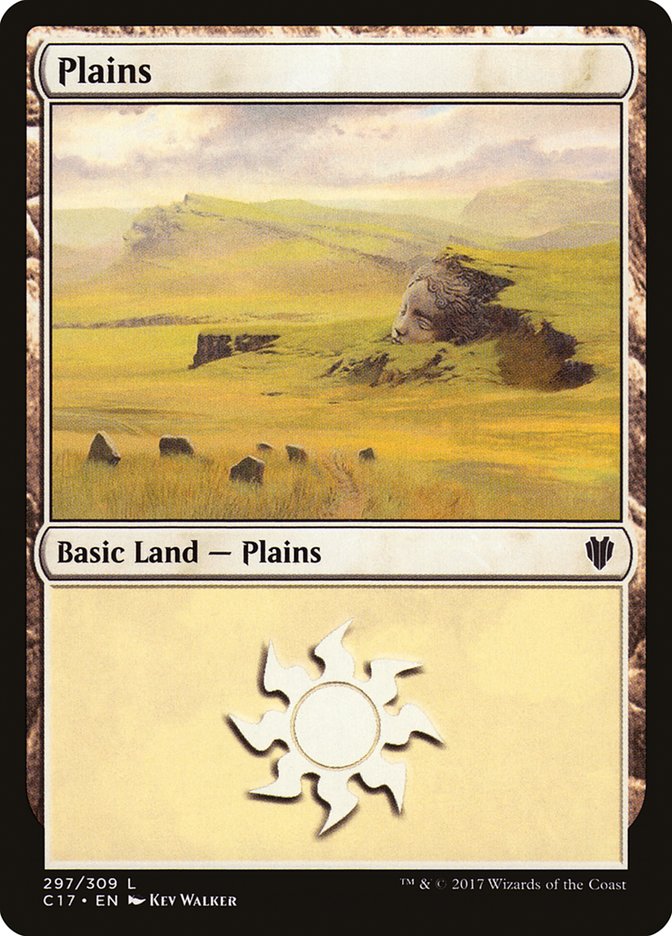 Plains (297) [Commander 2017] Magic: The Gathering