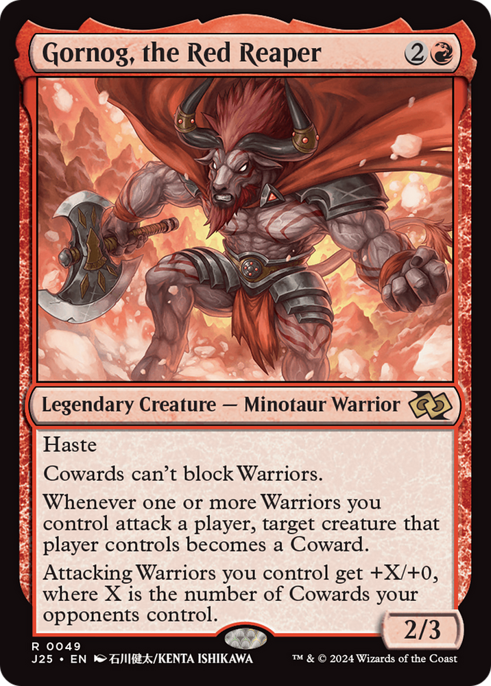 Gornog, the Red Reaper (Anime) [Foundations Jumpstart] Magic: The Gathering