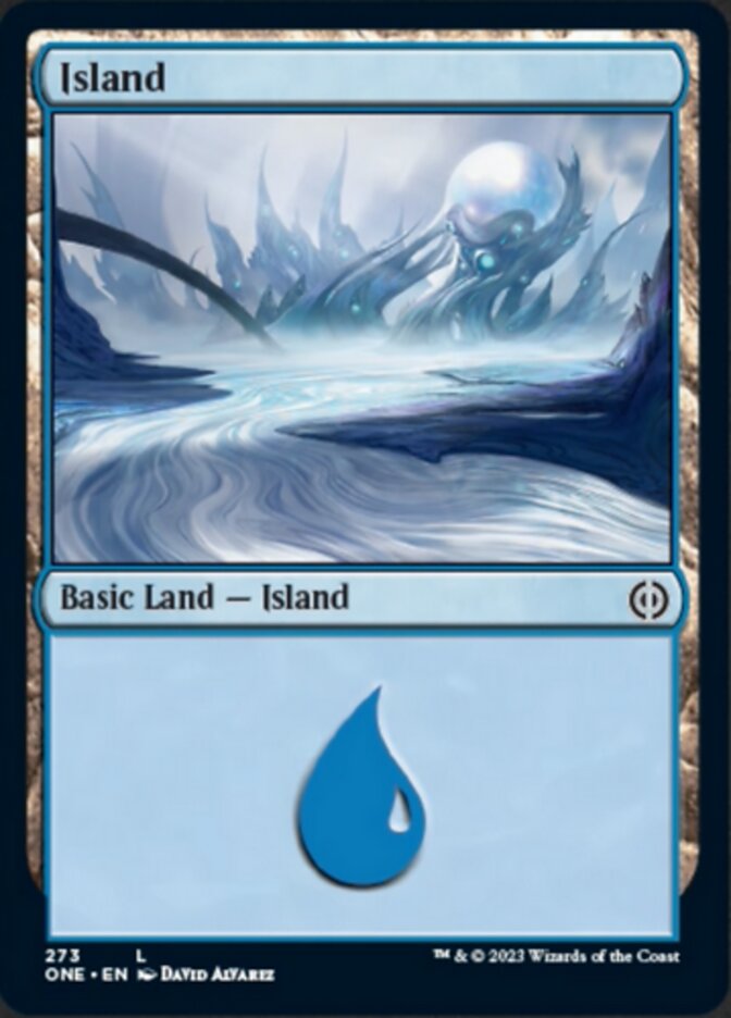 Island (273) [Phyrexia: All Will Be One] Magic: The Gathering