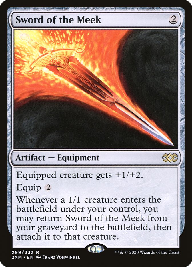 Sword of the Meek [Double Masters] Magic: The Gathering