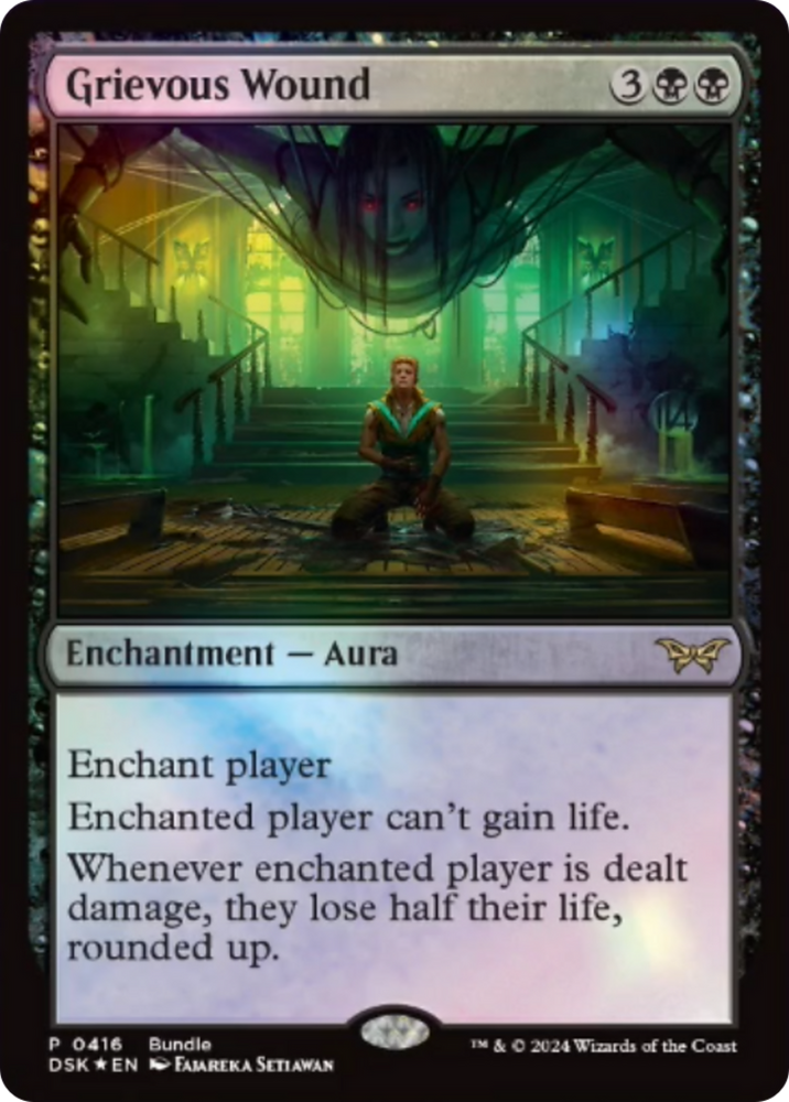Grievous Wound (Bundle) [Duskmourn: House of Horror] Magic: The Gathering