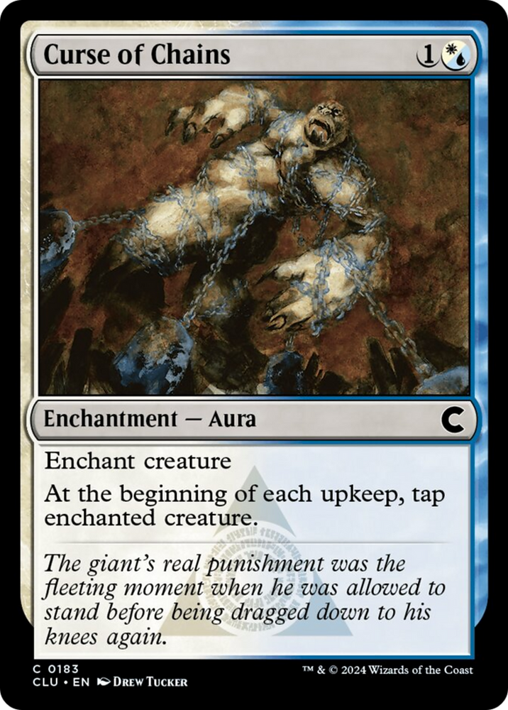 Curse of Chains [Ravnica: Clue Edition] Magic: The Gathering
