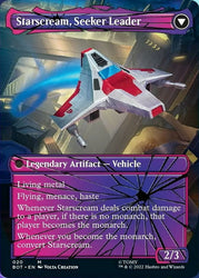 Starscream, Power Hungry // Starscream, Seeker Leader (Shattered Glass) [Transformers] Magic: The Gathering