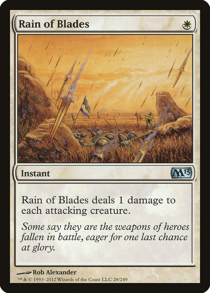 Rain of Blades [Magic 2013] Magic: The Gathering