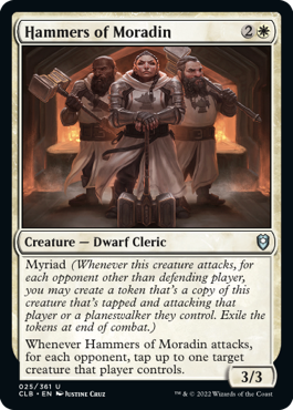 Hammers of Moradin [Commander Legends: Battle for Baldur's Gate] Magic: The Gathering