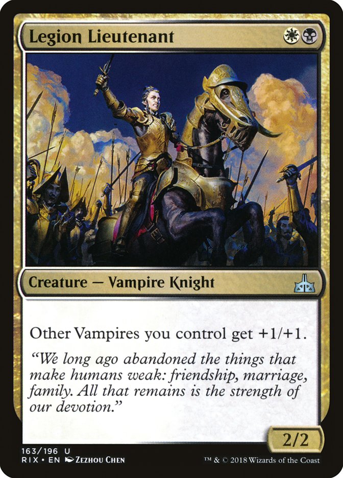 Legion Lieutenant [Rivals of Ixalan] Magic: The Gathering