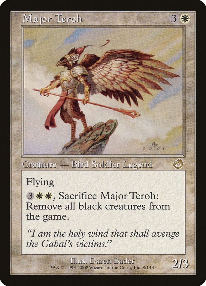 Major Teroh [Torment] Magic: The Gathering