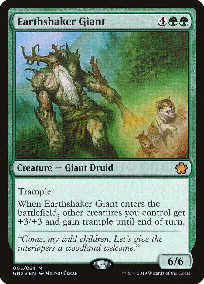 Earthshaker Giant [Game Night 2019] Magic: The Gathering