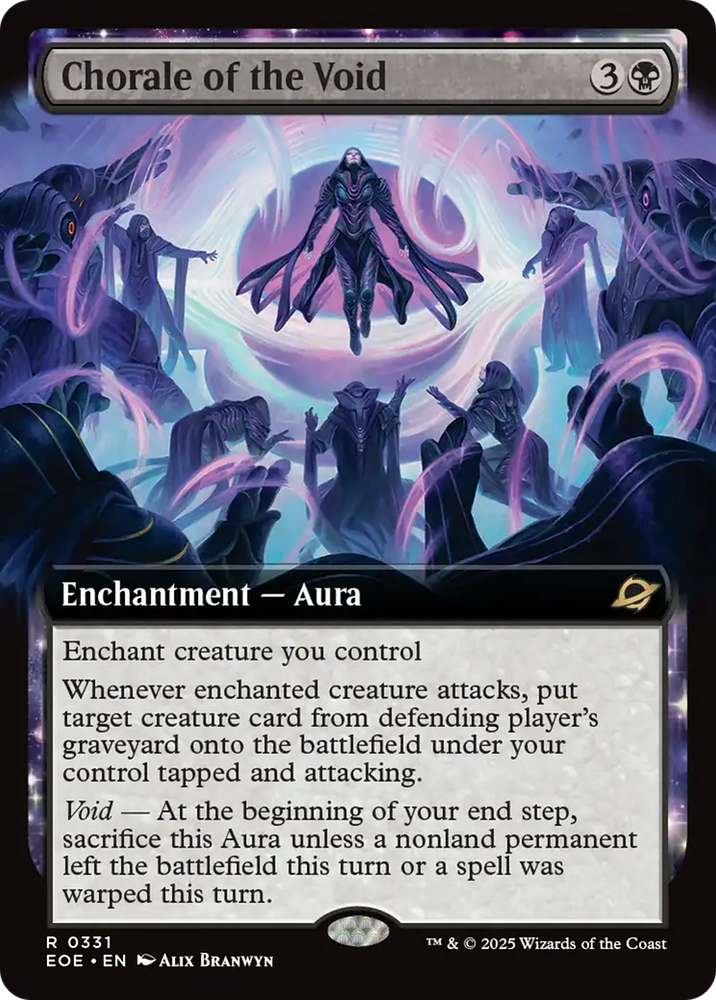 Chorale of the Void (Extended Art) [Edge of Eternities] Magic: The Gathering
