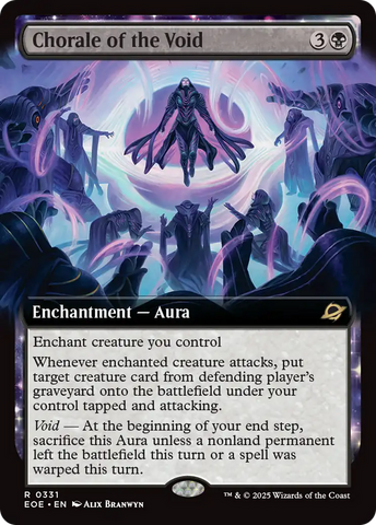Chorale of the Void (Extended Art) [Edge of Eternities] Magic: The Gathering