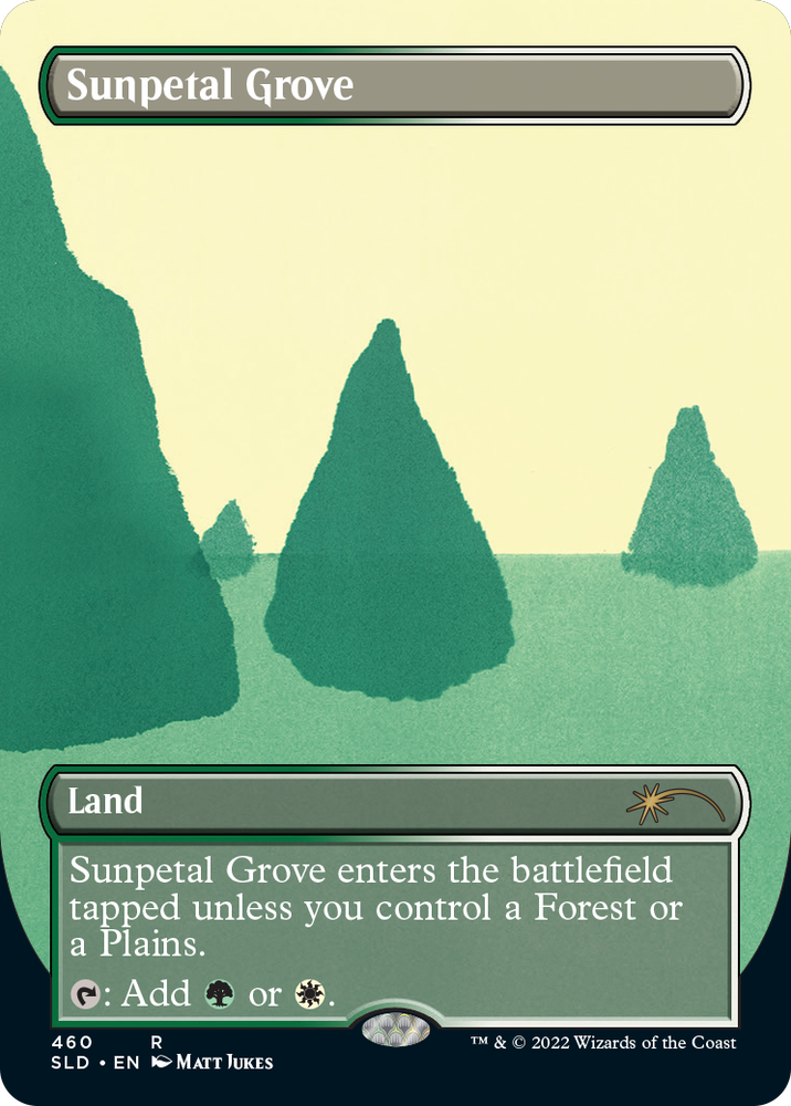 Sunpetal Grove (Borderless) [Secret Lair Drop Series] Magic: The Gathering