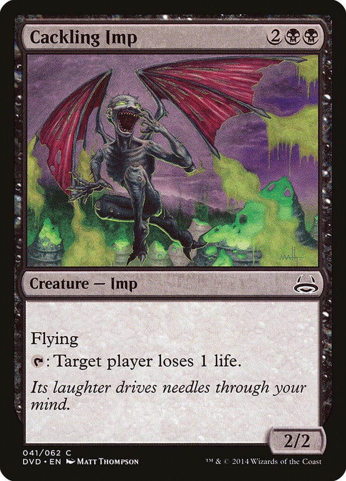Cackling Imp (Divine vs. Demonic) [Duel Decks Anthology] Magic: The Gathering