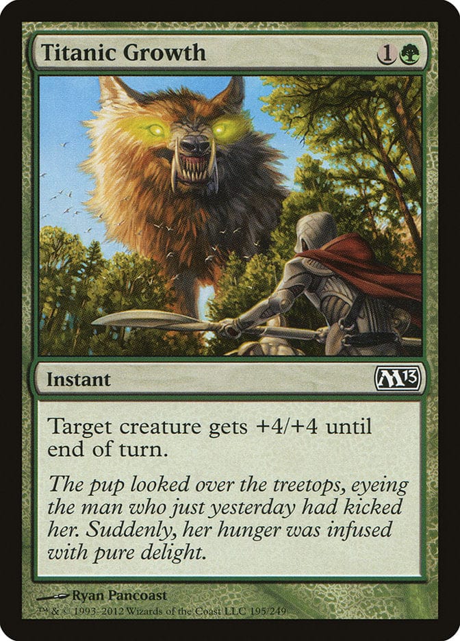 Titanic Growth [Magic 2013] Magic: The Gathering
