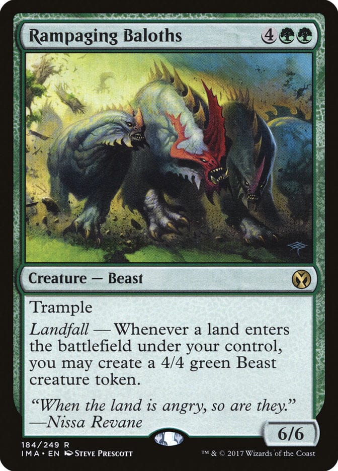 Rampaging Baloths [Iconic Masters] Magic: The Gathering
