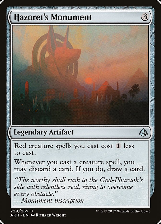 Hazoret's Monument [Amonkhet] Magic: The Gathering