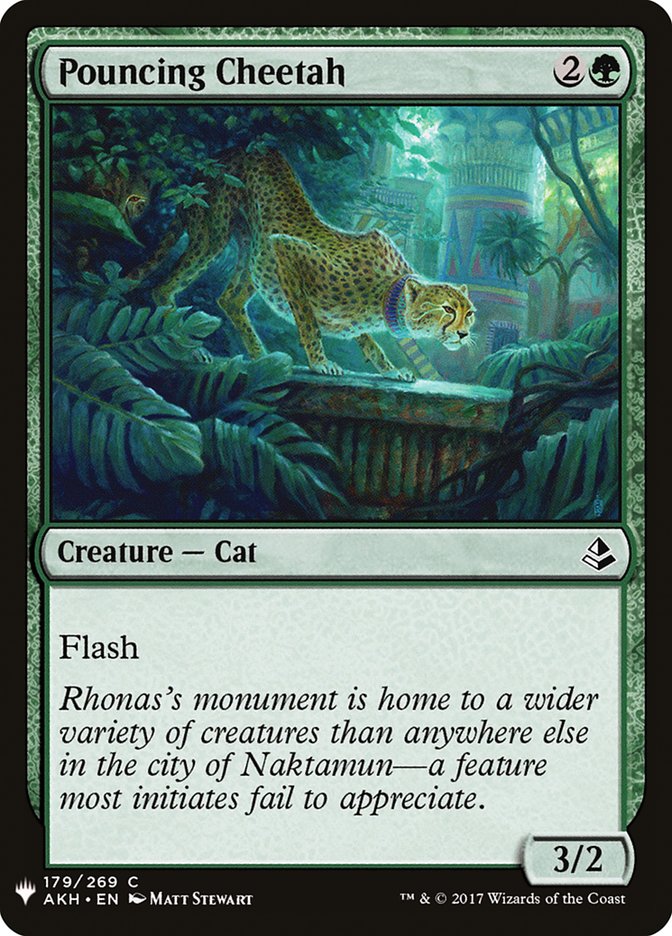 Pouncing Cheetah [Mystery Booster] Magic: The Gathering