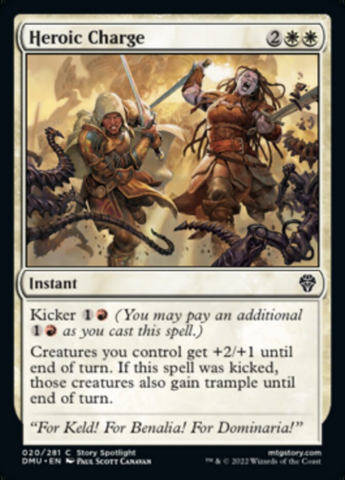 Heroic Charge [Dominaria United] Magic: The Gathering