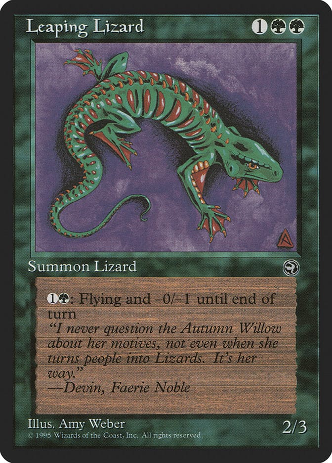 Leaping Lizard [Homelands] Magic: The Gathering